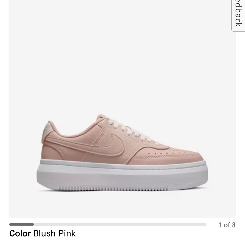 Blush Nike court vision NWOT size 11.5